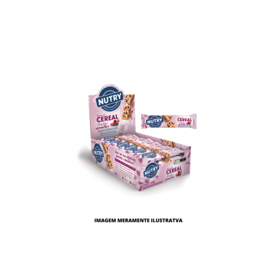 BARRA DE CEREAL - NUTRY - 22g FRUTAS VERMELHAS - DP24